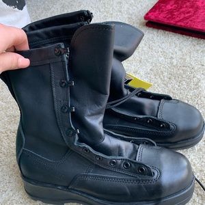 Belleville steel toe boots size 8r
